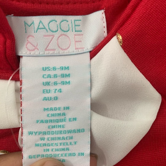 Maggie & Zoe | Red&Gold Dot Sleeveless Top - Picture 5 of 5